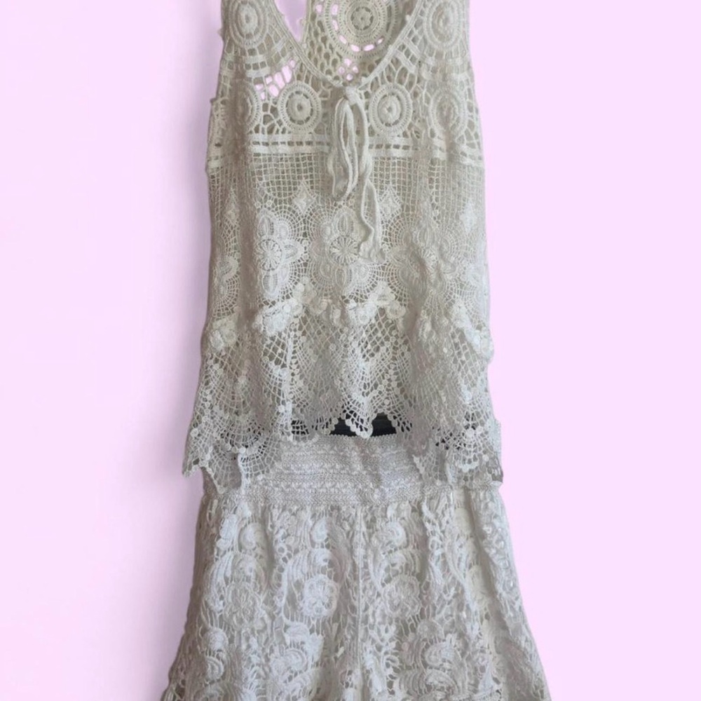 Lace Top And Shorts Set Size XS